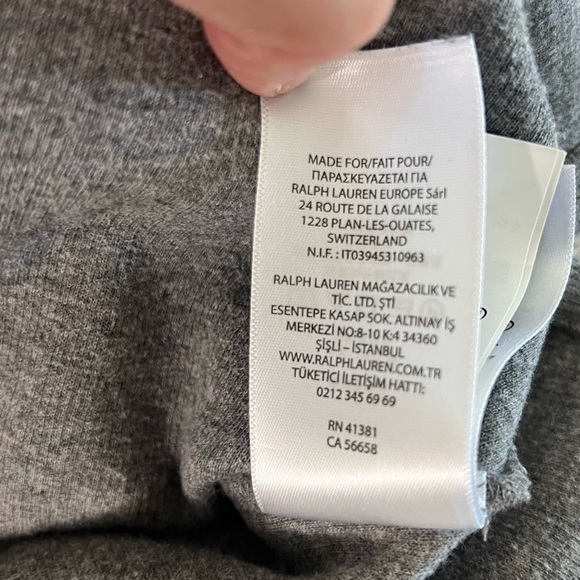 Polo Ralph Lauren Cotton-French Rib Half Zip, Light Gray Medium - Picture 6 of 10